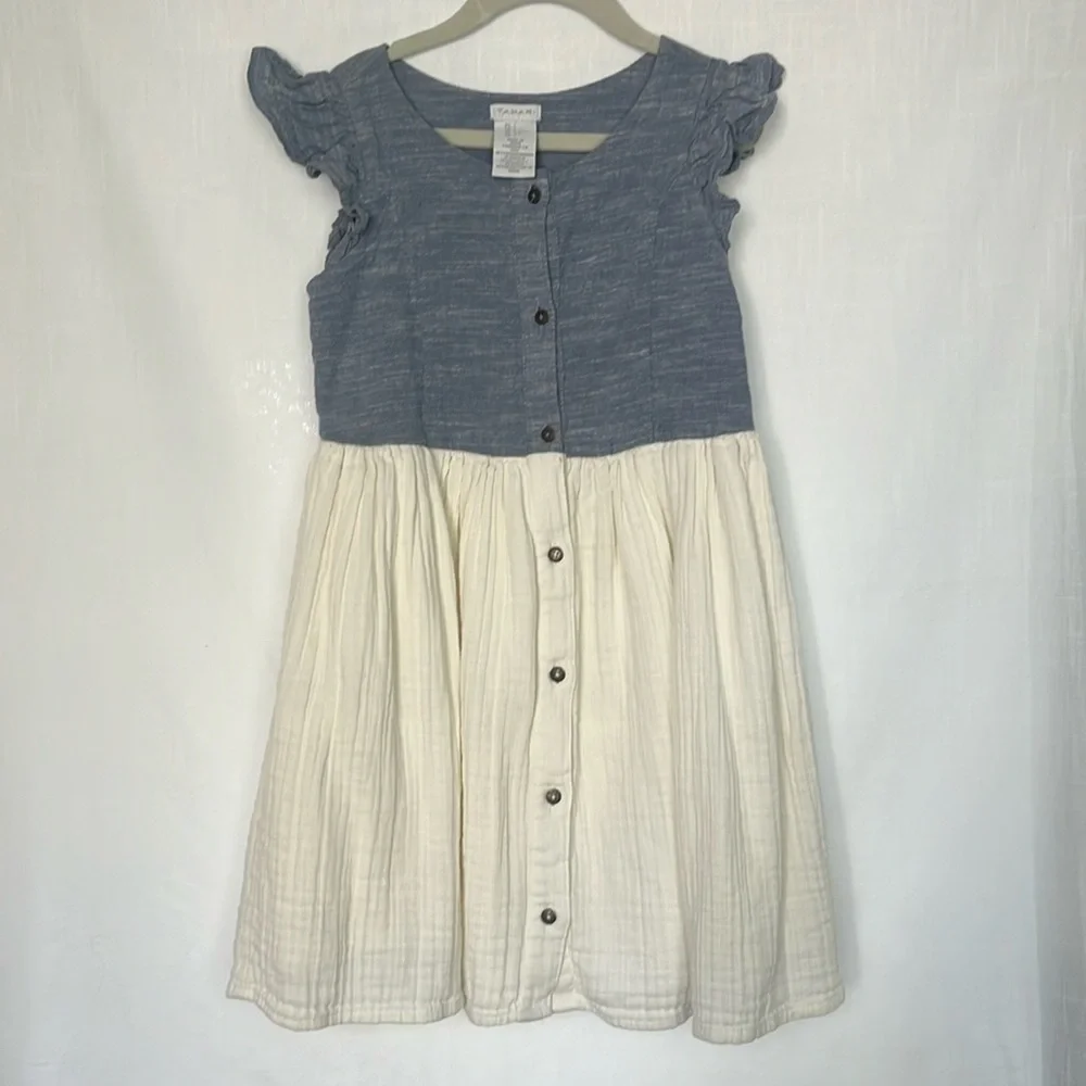 Tahari Girls Size 7 Short Sleeve Dress
